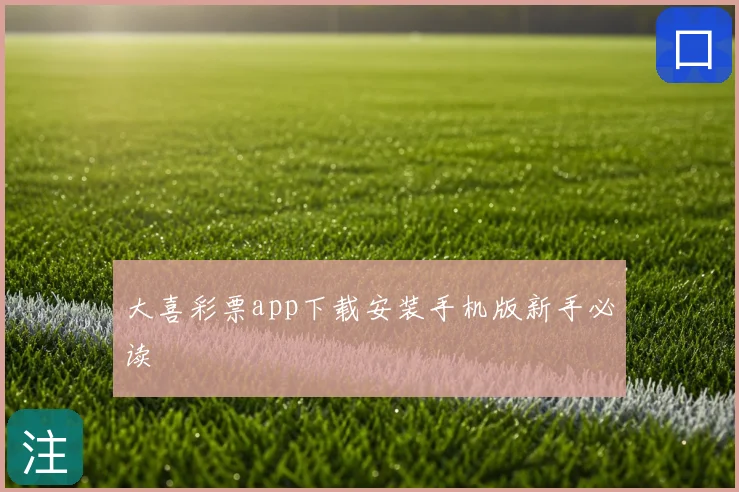 大喜彩票app下载安装手机版新手必读
